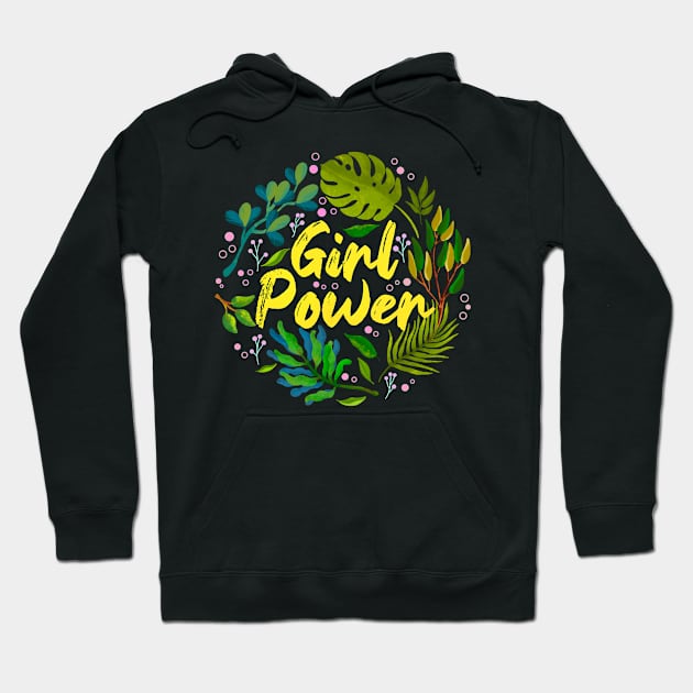 Girl Power Hoodie by Tebscooler